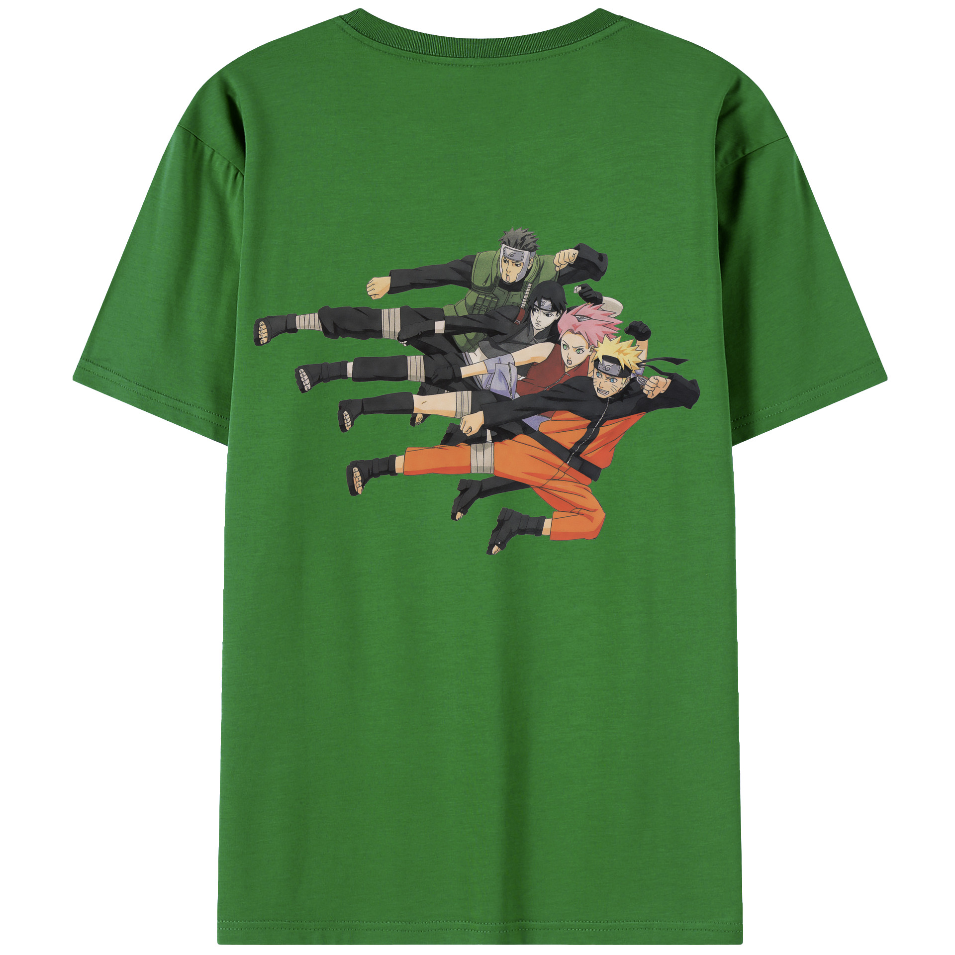 （画像用） NARUTO -ナルト- うずまき ナルト Uzumaki Naruto レディース半袖Tシャツ(バックプリント)
